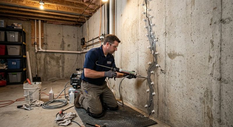 Basement Crack Repair in Menifee, CA