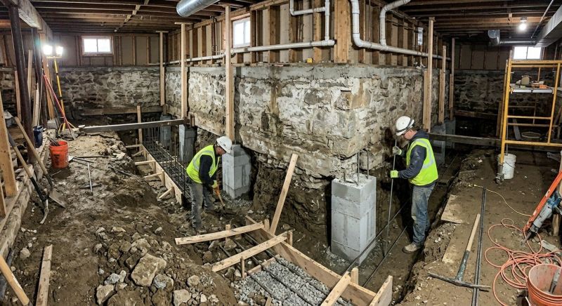 Basement Underpinning in Menifee, CA