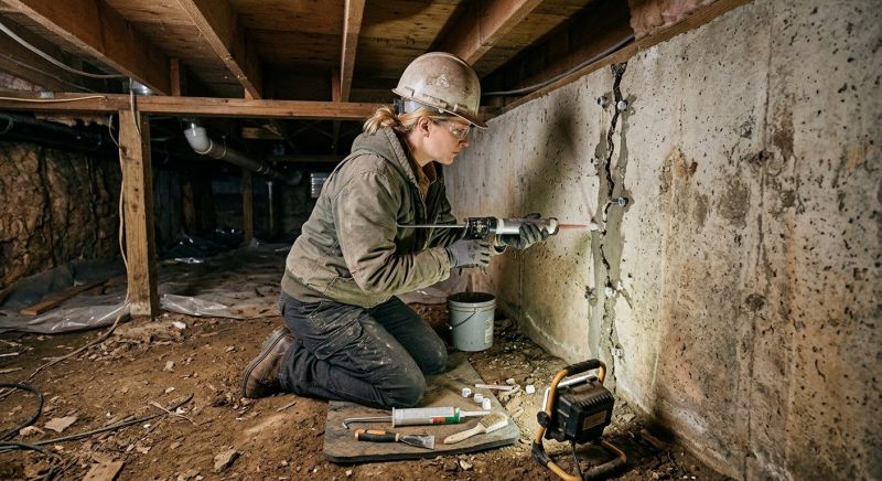 Building Foundation Repair in Banning, CA