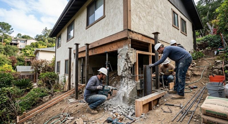 Concrete Foundation Repair in Rancho Santa Margarita, CA