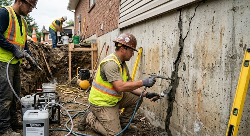 Cracked Foundation Repair in Fallbrook, CA