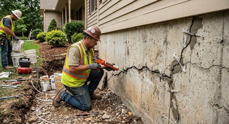 Cracked Foundation Repair in Fallbrook, CA