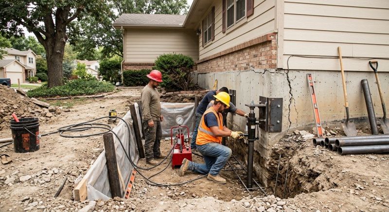 Cracked Foundation Repair in San Jacinto, CA