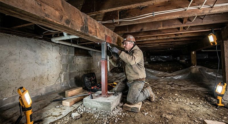 Crawlspace Foundation Repair in San Jacinto, CA