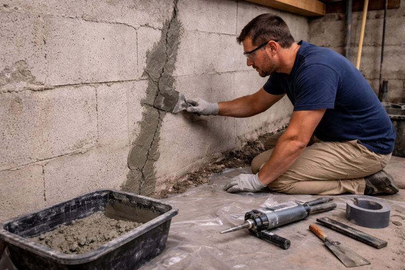 Foundation Crack Repair in Colton, CA