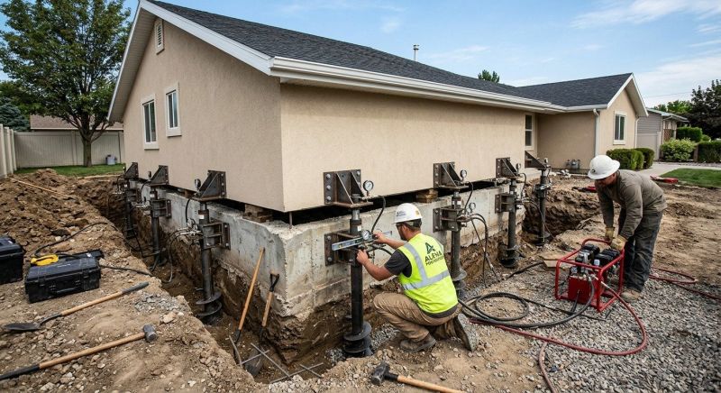 Foundation Pier Leveling in Menifee, CA