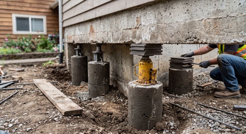Foundation Pier Leveling in Menifee, CA