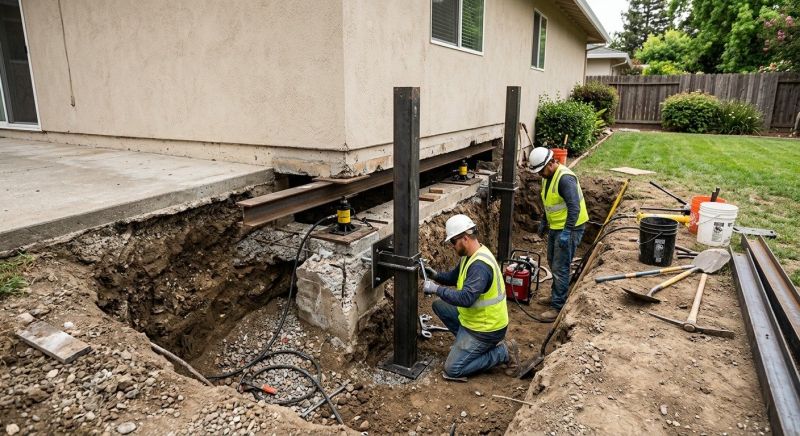 Foundation Pier Repair in Menifee, CA
