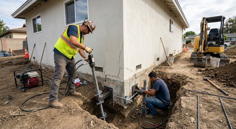 Foundation Stabilizing in Winchester, CA