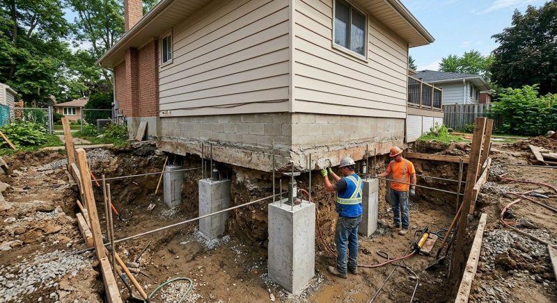 Foundation Underpinning in Menifee, CA