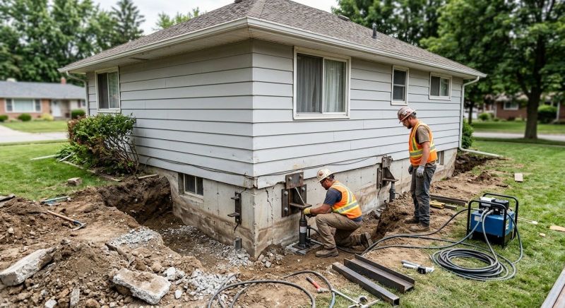 House Foundation Repair in Beaumont, CA