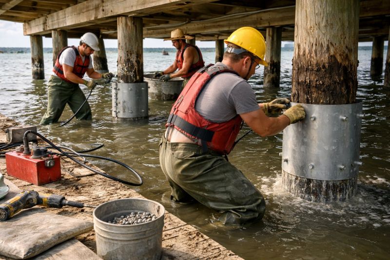 Piling Repair in Riverside County, CA