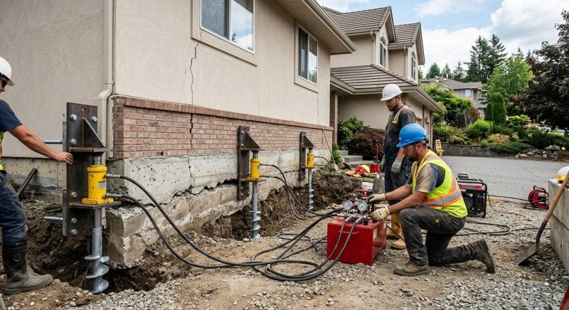 Sinking Foundation Lifting in Menifee, CA