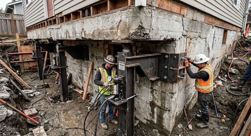 Sinking Foundation Lifting in Menifee, CA