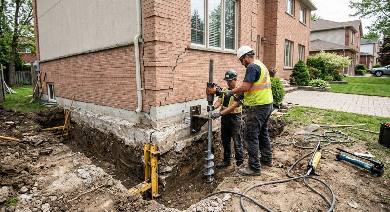 Sinking Foundation Repair in Sun City, CA