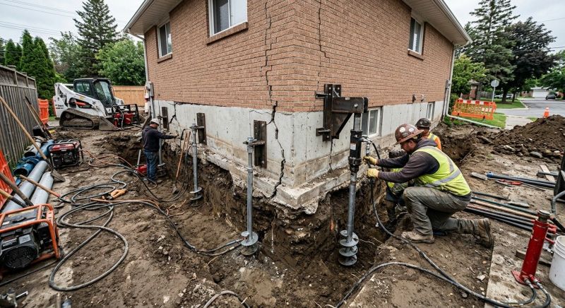 Sinking Foundation Repair in Wildomar, CA
